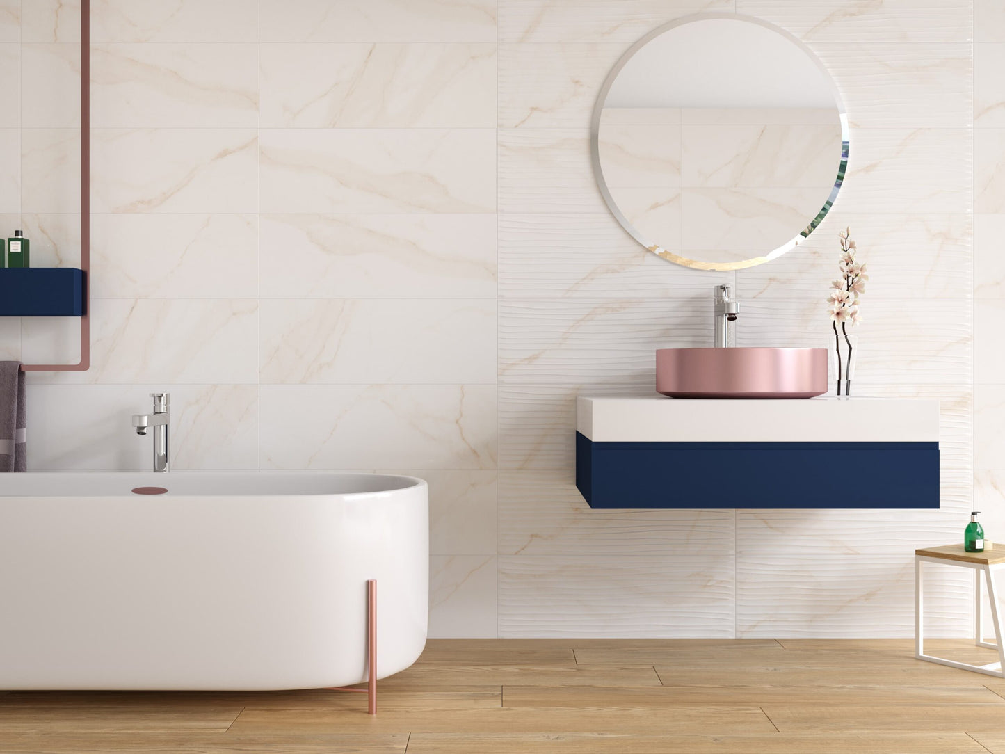 Essentiel Gold Brillant Porcelaine Rectifié